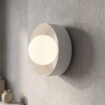 Kinkiet LULU K1 WHITE nowoczesny, biały, metal