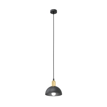 Lampa wisząca MOTO 1 BL, loft, czarny, złoty