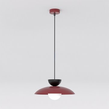 Lampa wisząca MULAN 1 BURGUND BL nowoczesna, metal