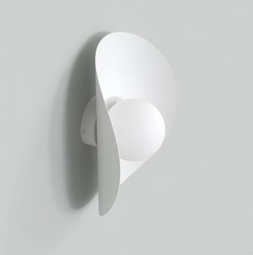 Kinkiet FIERO XL K1 WHITE nowoczesny, biały, metal
