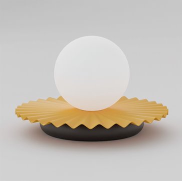 Lampka nocna UMBRA LN1 ORANGE metal, nowoczesna pomarańczowa