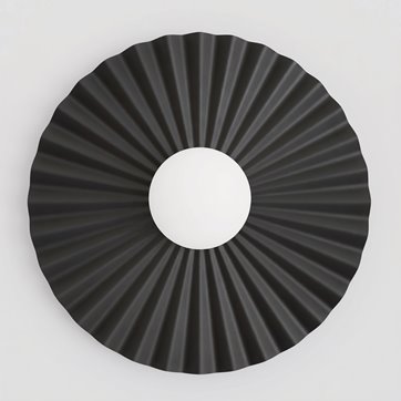 Kinkiet UMBRA L K1 BLACK OPAL nowoczesny, czarny, metal fala