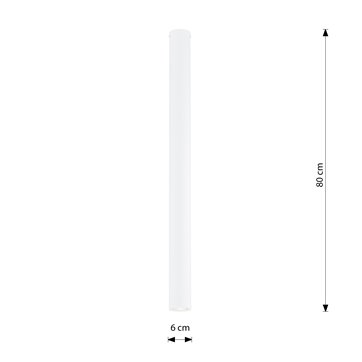 Lampa sufitowa TECNO 1XXL WHITE nowoczesna, spot, biała