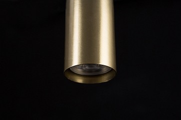 Lampa sufitowa VERNO 4 BLACK nowoczesna, metal, czarno/złota