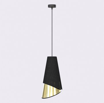 Lampa wisząca MODA 1 BL GOLD LOFT nowoczesna, abażur