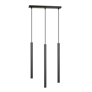 Lampa wisząca SELTER 3 BLACK nowoczesna, sople, czarna