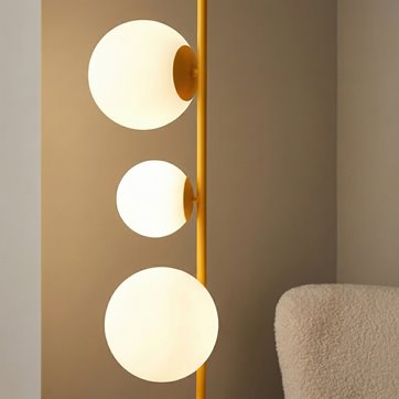 Lampa podłogowa ETNO LP4 BL ORANGE pomarańczowa, metal