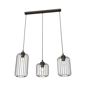 Lampa wisząca VANDER 3 BL loft, nowoczesna, czarna
