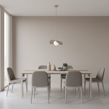 Lampa wisząca RITUAL 1M MOKKA nowoczesna, beżowa, metal