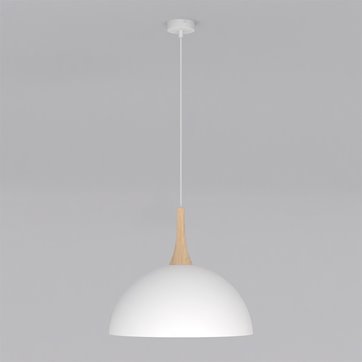Lampa wisząca NAUTICA 1L WHITE nowoczesna, biała, metal