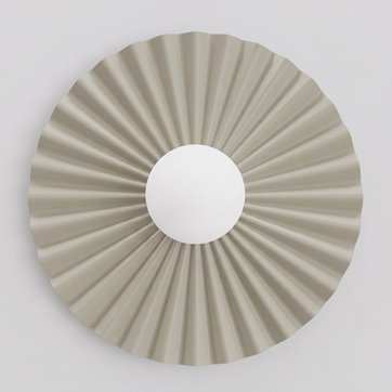 Kinkiet UMBRA L K1 MOKKA OPAL nowoczesny, beżowy,metal, fala