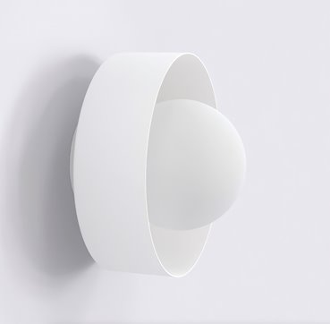 Kinkiet LULU K1 WHITE nowoczesny, biały, metal