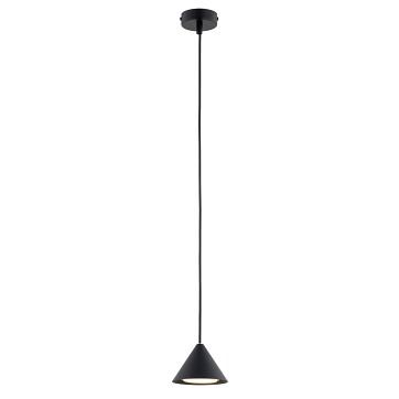 Lampa wisząca ELIT 1 BLACK minimalistyczna, regulowana