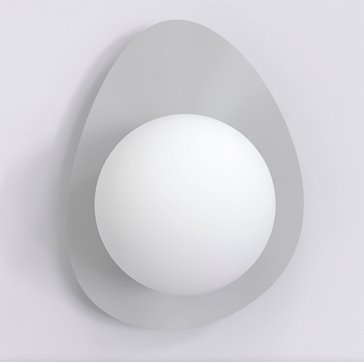 Kinkiet OVO K1 GRAY nowoczesny, szary, metal